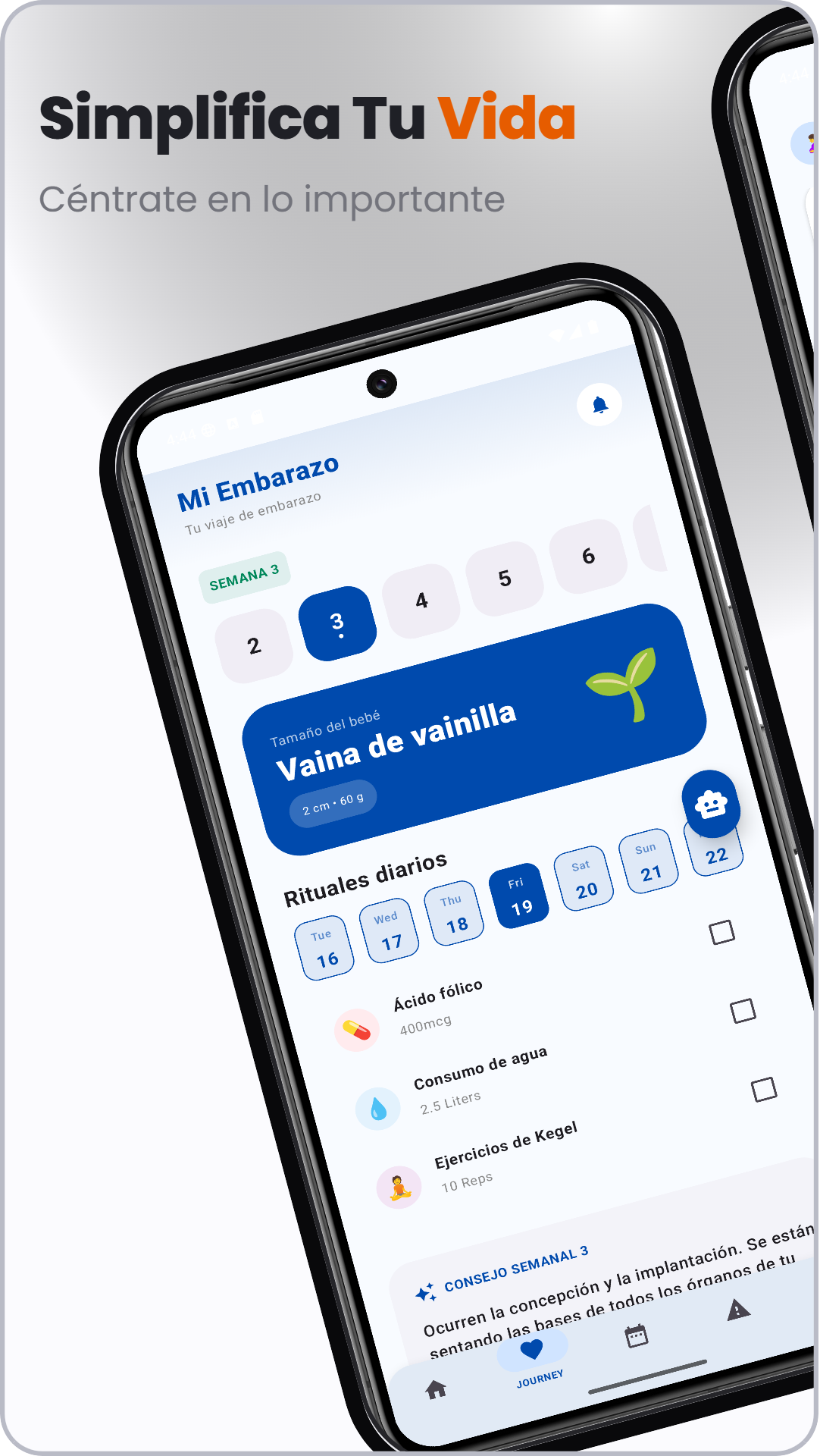 Captura de My pregnancy: Calendario